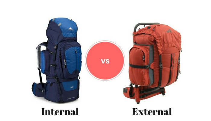 Internal and External Frame Backpacks